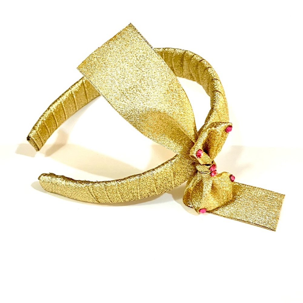 Women’s Bling coquette headband with pink crystals